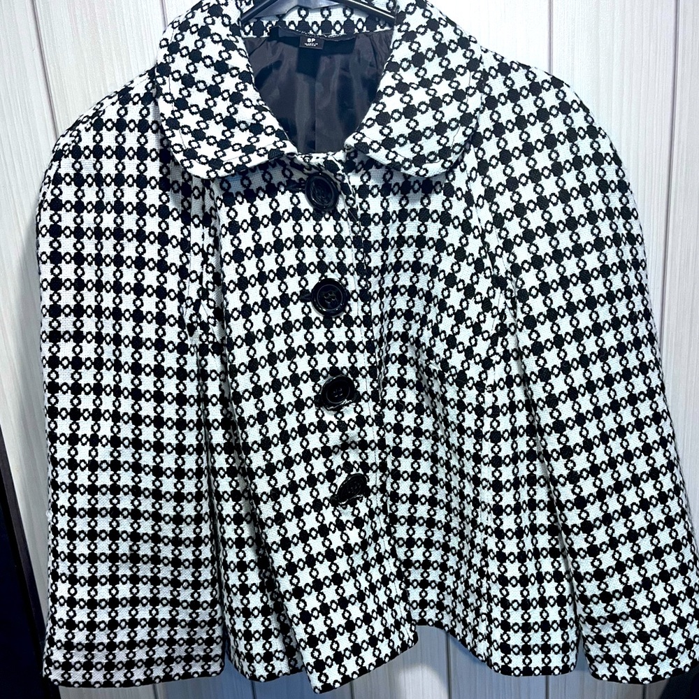 Briggs New York Women Brown Blazer 8 Petites